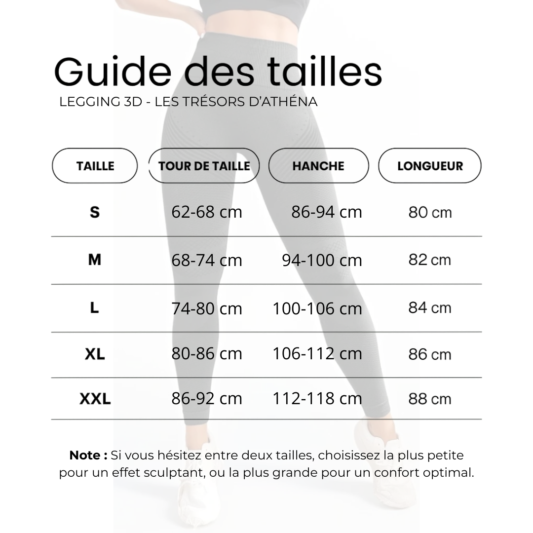 Legging 3D anti-cellulite